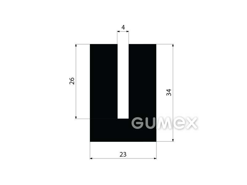GUMMIPROFILE U-FORM - WEITERE MATERIALIEN
